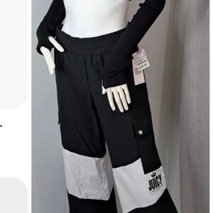 Juicy Couture Two-Tone Black and White Pants